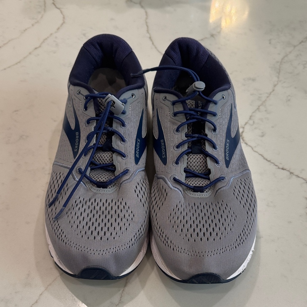 Brooks Beast Blue and Gray Athletic Shoes